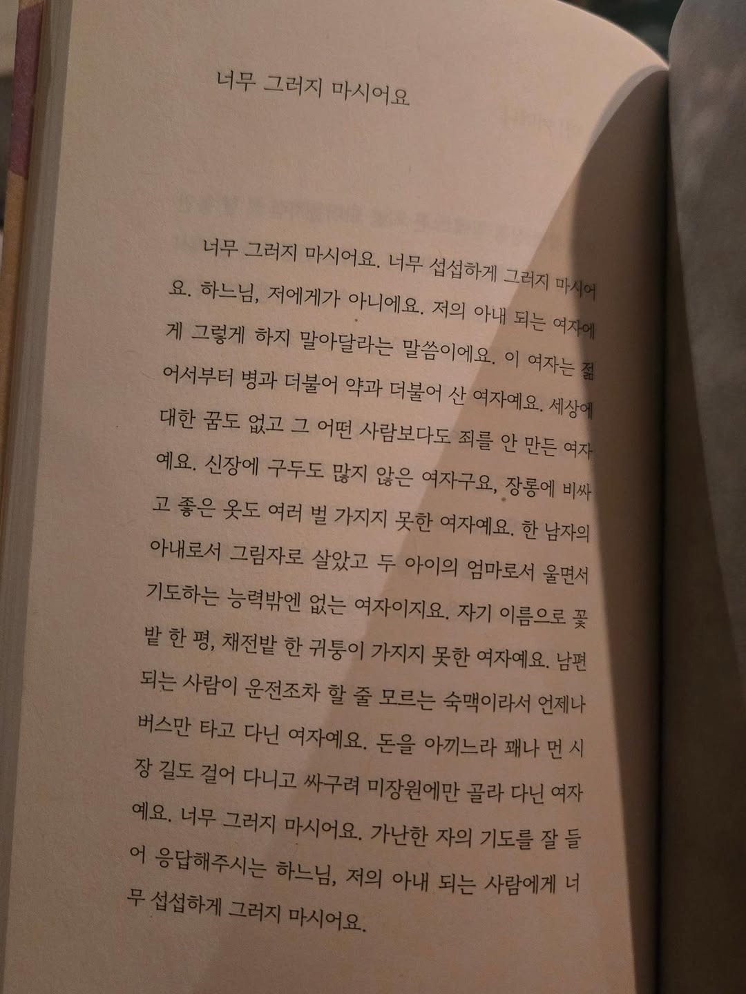 타인의 삶보다, 스스로 마음에 드는 나 독서 장면